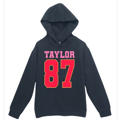 Pink Numbers Taylor 87 Urban Pullover Hoodie