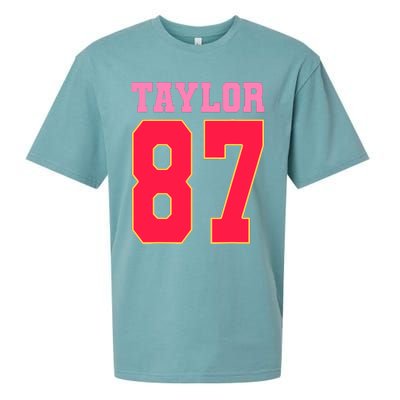 Pink Numbers Taylor 87 Sueded Cloud Jersey T-Shirt