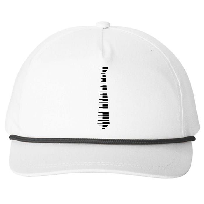 Piano Neck Tie Funny Humorous Keyboard Music Player Fun Gift Snapback Five-Panel Rope Hat