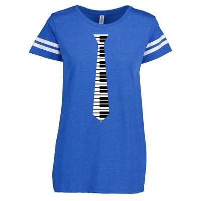 Piano Neck Tie Funny Humorous Keyboard Music Player Fun Gift Enza Ladies Jersey Football T-Shirt