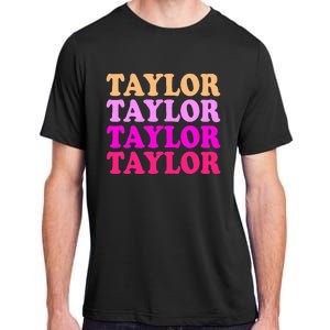 Personalized Name T.aylor I Love T.aylor  Adult ChromaSoft Performance T-Shirt