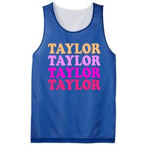 Personalized Name T.aylor I Love T.aylor  Mesh Reversible Basketball Jersey Tank