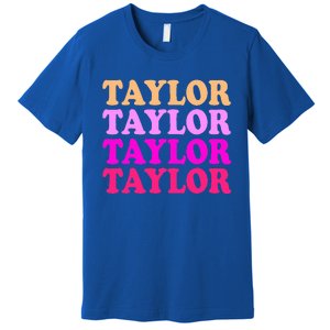 Personalized Name T.aylor I Love T.aylor  Premium T-Shirt