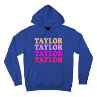 Personalized Name T.aylor I Love T.aylor  Tall Hoodie