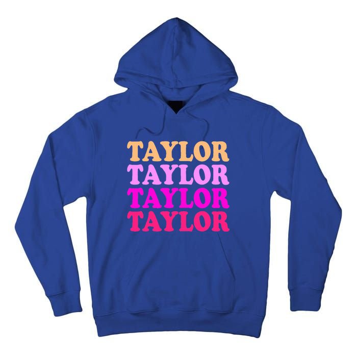 Personalized Name T.aylor I Love T.aylor  Tall Hoodie