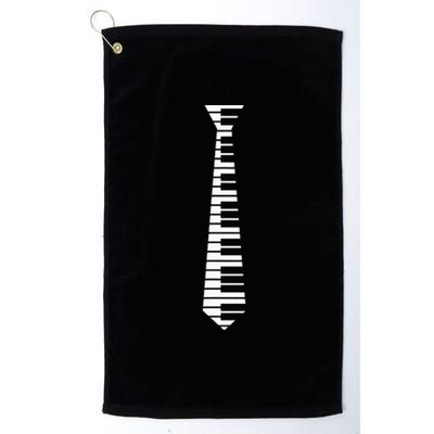 Piano Neck Tie Funny Humorous Keyboard Music Player Fun Gift Platinum Collection Golf Towel