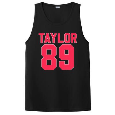 Pink Numbers Taylor PosiCharge Competitor Tank