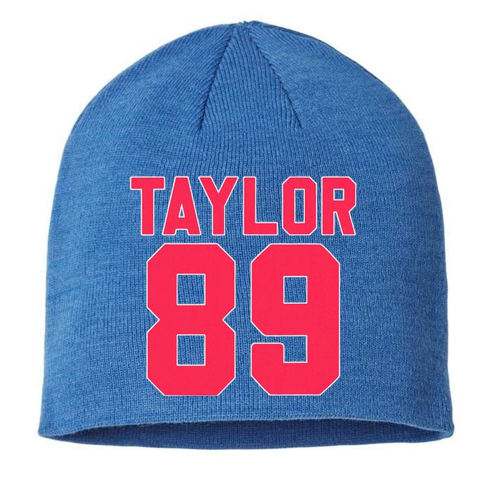 Pink Numbers Taylor Sustainable Beanie