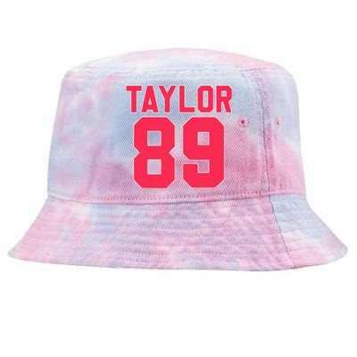 Pink Numbers Taylor Tie-Dyed Bucket Hat