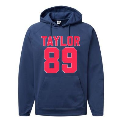 Pink Numbers Taylor Performance Fleece Hoodie