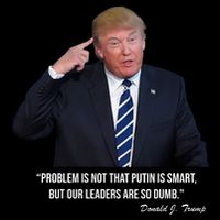 Problem Not That Putin Smart Funny Donald Trump Quote Wool Snapback Cap