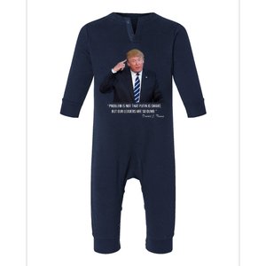 Problem Not That Putin Smart Funny Donald Trump Quote Infant Fleece One Piece