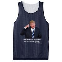 Problem Not That Putin Smart Funny Donald Trump Quote Mesh Reversible Basketball Jersey Tank