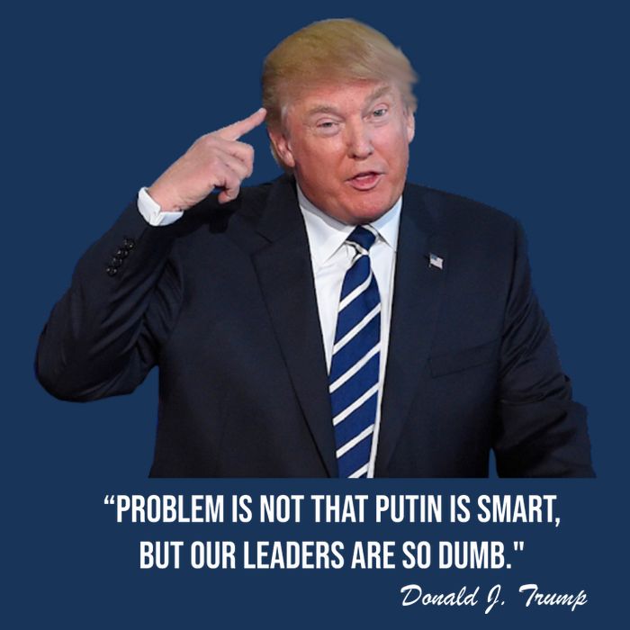 Problem Not That Putin Smart Funny Donald Trump Quote Visor