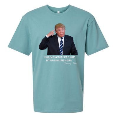 Problem Not That Putin Smart Funny Donald Trump Quote Sueded Cloud Jersey T-Shirt