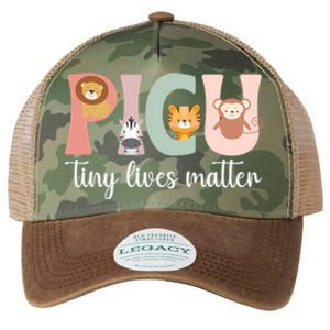 Picu Nurse Tiny Lives Matter Pediatric Intensive Care Unit Cool Gift Legacy Tie Dye Trucker Hat