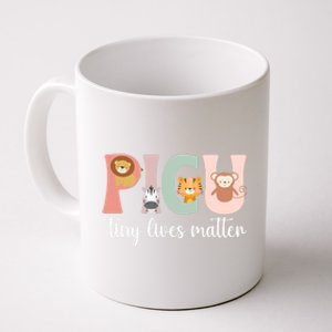 Picu Nurse Tiny Lives Matter Pediatric Intensive Care Unit Cool Gift Coffee Mug