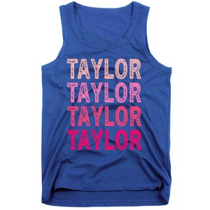 Personalized Name Taylor I Love Taylor Tank Top