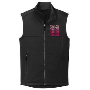 Personalized Name Taylor I Love Taylor Collective Smooth Fleece Vest