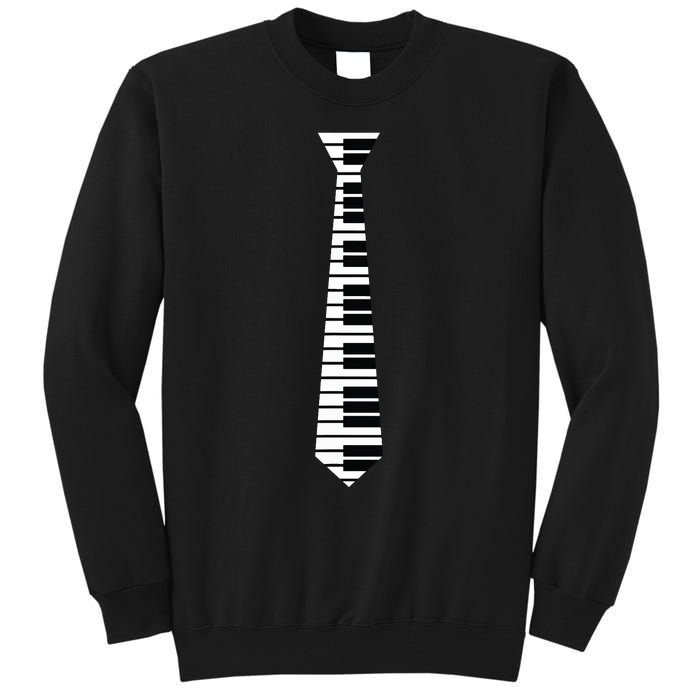 Piano Neck Tie Funny Humorous Keyboard Music Player Fun Gift Tall Sweatshirt