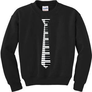 Piano Neck Tie Funny Humorous Keyboard Music Player Fun Gift Kids Sweatshirt