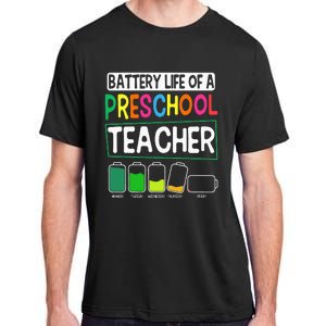 Preschool Nursery Teacher Battery Life PreK Instructor Adult ChromaSoft Performance T-Shirt