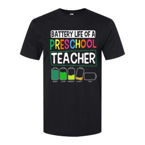 Preschool Nursery Teacher Battery Life PreK Instructor Softstyle CVC T-Shirt