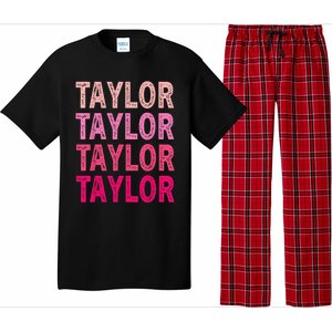 Personalized Name Taylor I Love Taylor Pajama Set