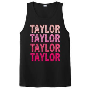 Personalized Name Taylor I Love Taylor PosiCharge Competitor Tank