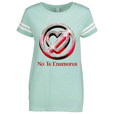 Pero No Te Enamores Quotes Meme Enza Ladies Jersey Football T-Shirt