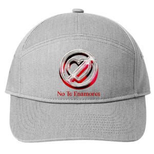 Pero No Te Enamores Quotes Meme 7-Panel Snapback Hat