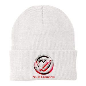 Pero No Te Enamores Quotes Meme Knit Cap Winter Beanie