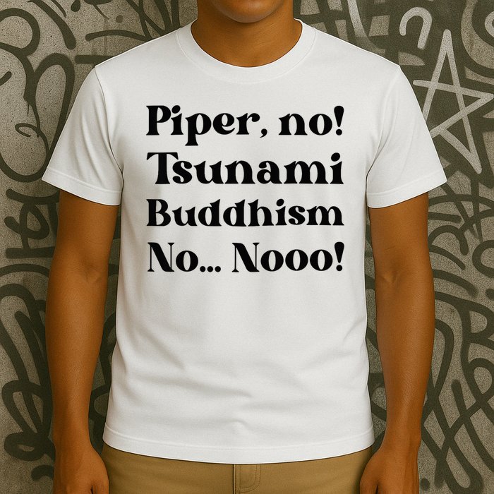 Piper No Tsunami Buddhism No Parker Posey White Lotus Season.png T-Shirt
