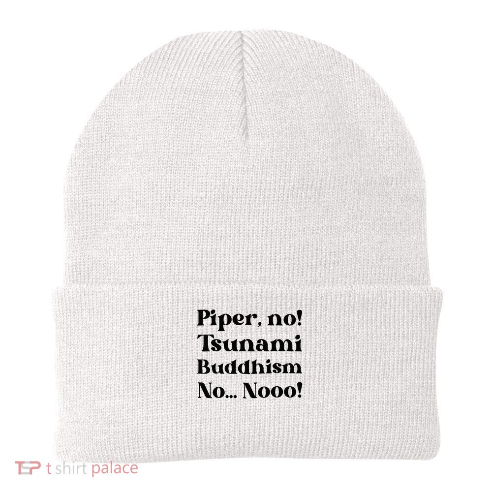 Piper No Tsunami Buddhism No Parker Posey White Lotus Season.png Beanie