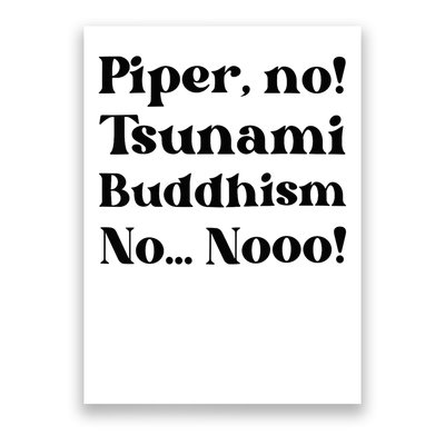 Piper No Tsunami Buddhism No Parker Posey White Lotus Season.png Poster
