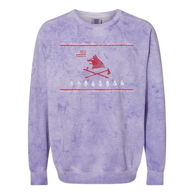 Pawnee Nation Tribe Oklahoma Colorblast Crewneck Sweatshirt