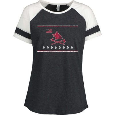 Pawnee Nation Tribe Oklahoma Enza Ladies Jersey Colorblock Tee