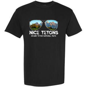 Punny Nice Tetons Teton Mountain Garment-Dyed Heavyweight T-Shirt