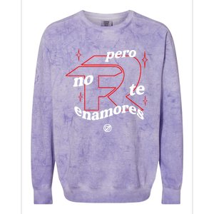 Pero No Te Enamores Fuerza Pnte Colorblast Crewneck Sweatshirt