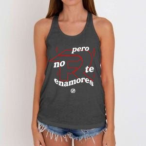 Pero No Te Enamores Fuerza Pnte Women's Knotted Racerback Tank