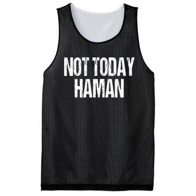 Purim Not Today Haman Costume Mesh Reversible Basketball Jersey Tank