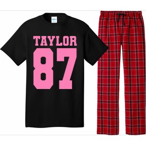 Pink Numbers Tay.Lor Pajama Set