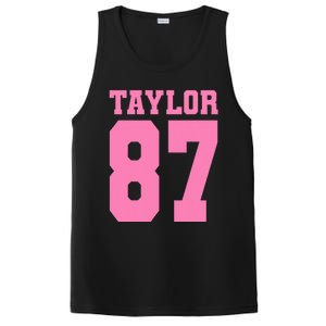 Pink Numbers Tay.Lor PosiCharge Competitor Tank