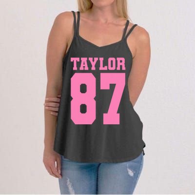 Pink Numbers Tay.Lor Women's Strappy Tank