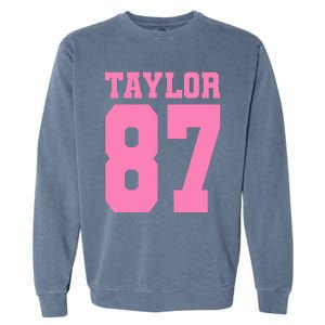 Pink Numbers Tay.Lor Garment-Dyed Sweatshirt