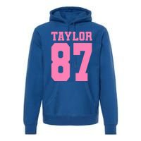 Pink Numbers Tay.Lor Premium Hoodie