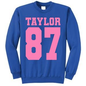 Pink Numbers Tay.Lor Tall Sweatshirt