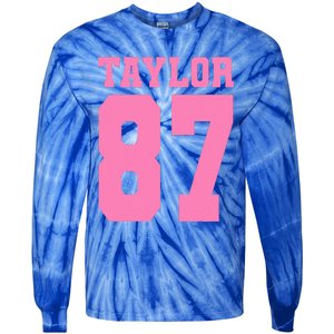 Pink Numbers Tay.Lor Tie-Dye Long Sleeve Shirt