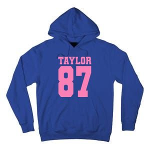 Pink Numbers Tay.Lor Tall Hoodie