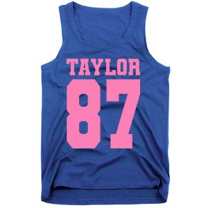 Pink Numbers Tay.Lor Tank Top